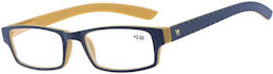 Cammello Reading Glasses +1.25 In Blue Colour 1393-Blue-Tan-125_32678