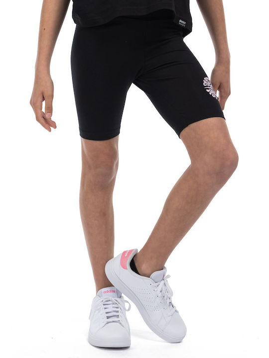 District75 Kids Leggings Cycling Short Black