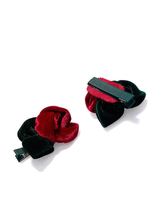 Abel & Lula Clamă De Păr Pentru Copii Floare Verde