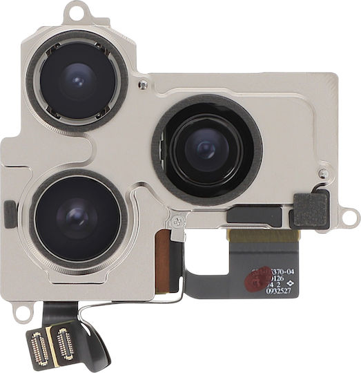 Clappio Cameră Din Spate Triplu 48mp Iphone 17 Pro Max Unghi Larg Teleobiectiv Negru Argintiu