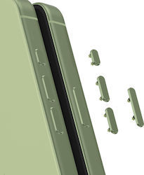 Clappio Ersatzseiten-Tasten Für iPhone 17 Power Lautstärke Aktion Vert Sauge