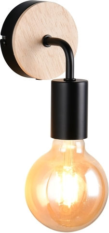Trio Lighting Vintage Black Wall Lamp