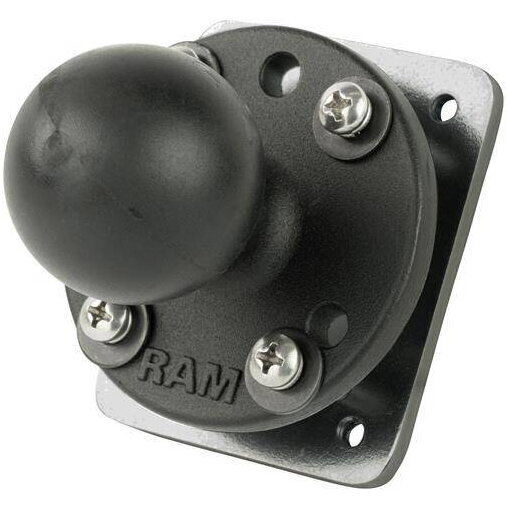 Ram Mounts Ram Drill-down Dashboard Ball Base Support Plate Size C Multicolor