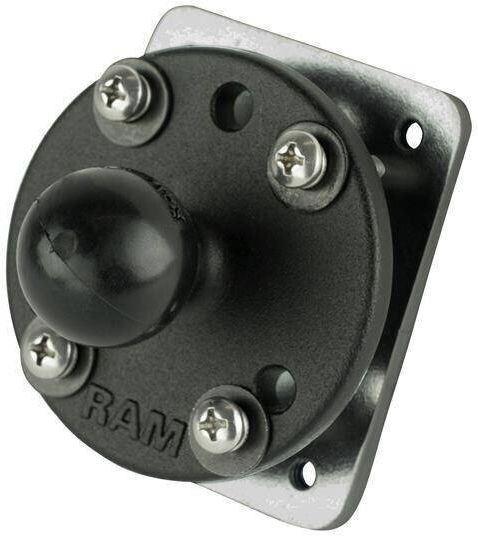 Ram Mounts Ram Drill-down Dashboard Ball Base Support Plate Size B Multicolor