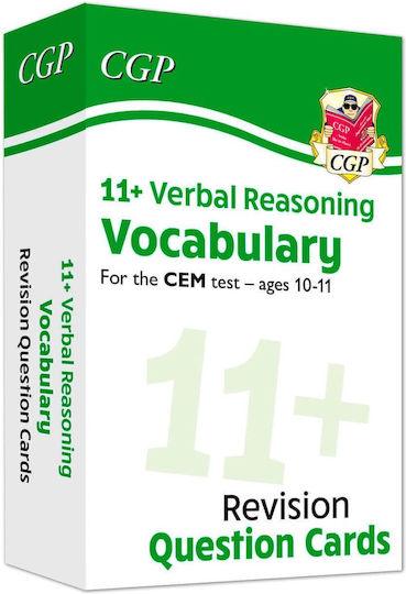 11+ Cem Revision Question Cards: Verbal Reasoning Vocabulary - Ages 10-11 (cgp Cem 11+ Ages 10-11)