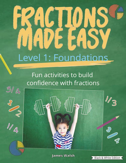 Fractions Made Easy Level 1 Foundations Fun Visual Math Workbook Learn ...