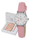 Marea Analoge Kinderuhr 27mm Rosa mit Gummiarmband