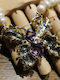 Silver Necklace Amethysts Emeralds Pearls