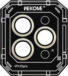 Wekome Wtpc-008 Rear Camera Protective Film Apple Iphone 15 Pro Tempered Glass Gold Wekome Wtpc-008 Rear Camera Protective Film Apple Iphone 15 Pro Tempered Glass Gold