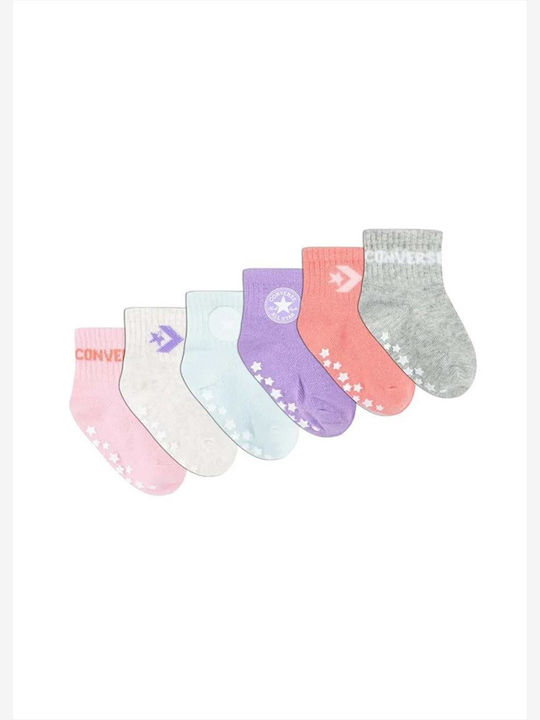 Converse Kindersocken Rosa 6er-Pack