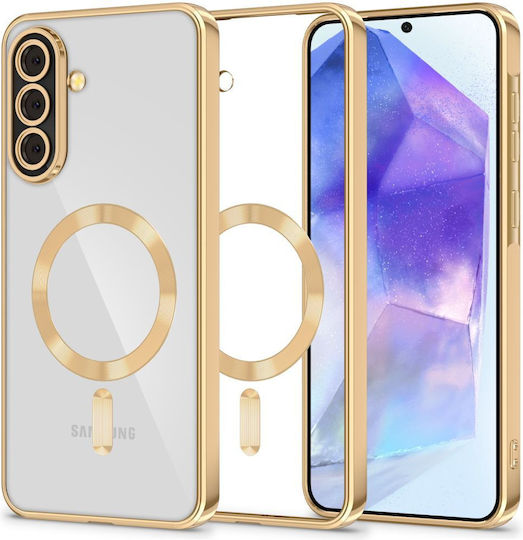 Tech-Protect Magflex Back Cover Silicone Shiny Gold Galaxy A57