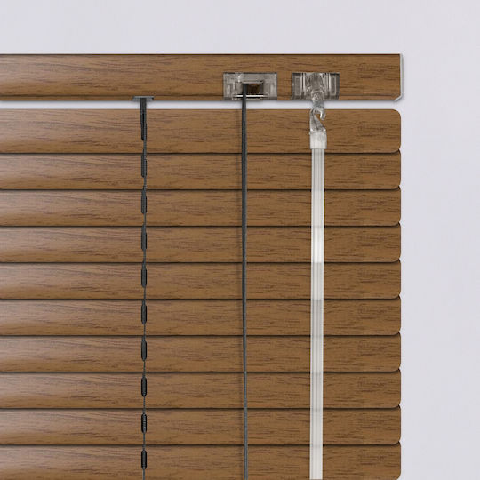 Elite Blinds 837295 Stor De Umbrare Din Aluminiu În Culoare Maro Lățime 100xÎnălțime 100cm