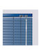 Elite Blinds 839144 Στόρι Σκίασης Αλουμινίου σε Μπλε Χρώμα Π100xΥ200εκ.