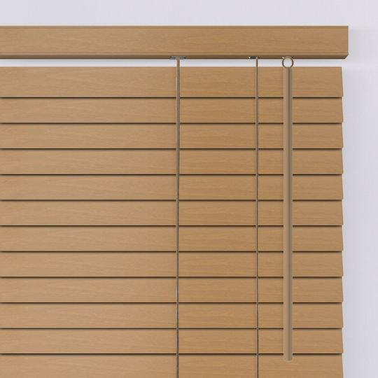 Elite Blinds 815212 Щора За Засенчване От Дърво В Кафяв Цвят Ширина 100хВисочина 200см