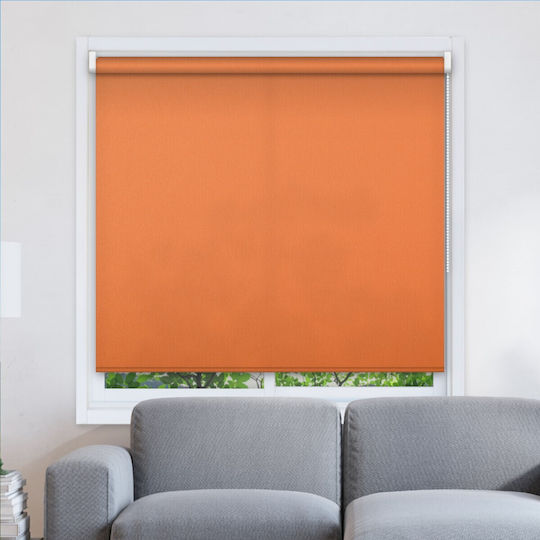 Elite Blinds Roller Blinds 321004 Total Blackout Orange Width 100cm Height 200cm MHB-2892-100x200