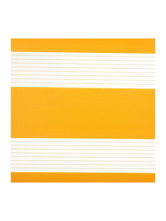 Elite Blinds Rollos 525845 Partieller Blackout Doppelt Orange P200xH200cm