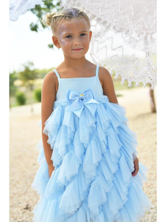 Angel's Face Παιδικό Φόρεμα Τούλινο Pale Blue Angel's Face Παιδικό Φόρεμα Τούλινο Pale Blue
