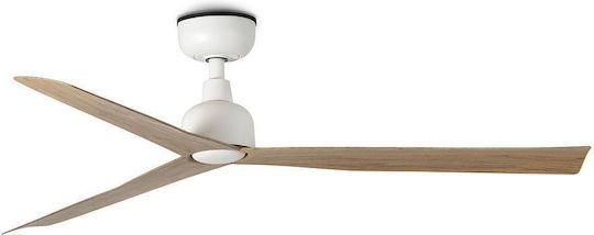Faro Barcelona Marine M IP44 Ανεμιστήρας Οροφής 125cm White/oak