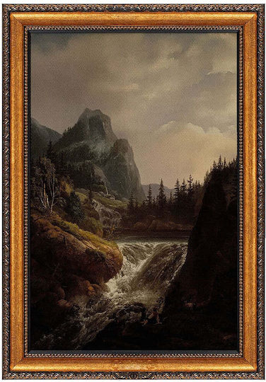 Κάδρο Atc 299dvn1153 50x70cm Multi Wallity Κάθετοι Πλαστικό Καμβάς