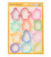 Set 12 Alista Home Cake Molds Polypropylene Material Various Shapes Any Occasion Depth 1.6 Cm 23.3 X 33.5 X 1.8 Cm Multicolor