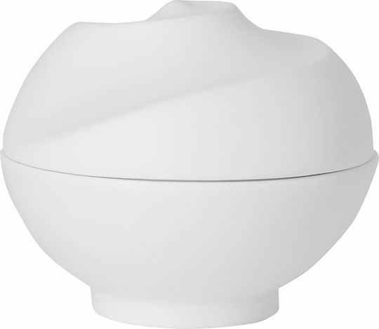 Raeder Vază Decorativă Din Porțelan Albă Y7.6cm