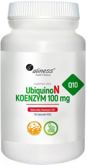 Aliness UbiquinoN Natural Coenzyme Q10 100mg 100 κάψουλες
