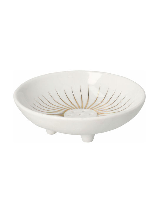 Raeder Porcelain White Soap Dish