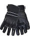 AF Sports Double Line Winter Men's Motorcycle Gloves Waterproof Black