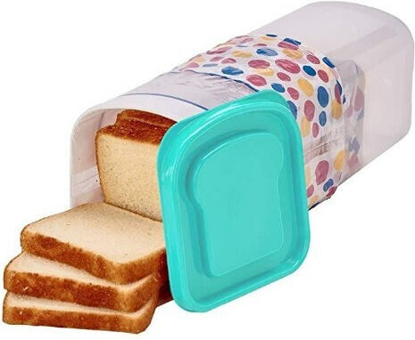 Alista Home Хлябохранилище С Капак Пластмасова Зелена 34x13x13cm