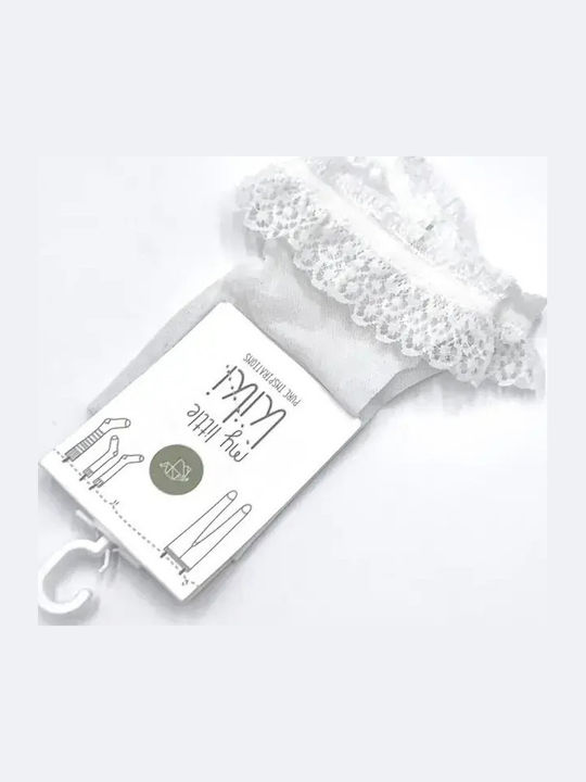My Little Kiki Kids' Socks White