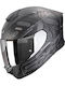 Scorpion Exo 530 Air Fond Matt Black-Silver Κράνος Μηχανής Full Face ECE 22.06 με Pinlock και Sunvisor