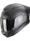 Scorpion Exo 530 Air Solid Matt Black Motorcycle Helmet Full Face ECE 22.06 with Pinlock and Sun Visor