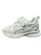 Kids Sneakers with Hoop & Loop Closure White
