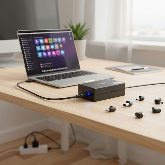 Andowl Încărcător Universal Laptop 120W 20V 6A Cu Cablu De Alimentare Detașabil