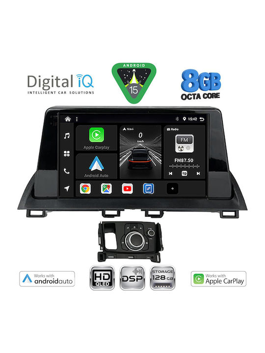 Digital IQ Car Audio System for Mazda CX-4 2014 with Touch Screen 9" Digital IQ BXF 7386_CPAA Bluetooth USB Wi-Fi GPS Apple CarPlay Android Auto