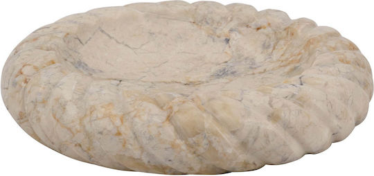 Artekko Decorative Marble Platter Beige 21.6x21.6x5cm Artekko Decorative Marble Platter Beige 21.6x21.6x5cm
