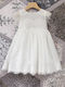 Angel Wings White Baptism Dress