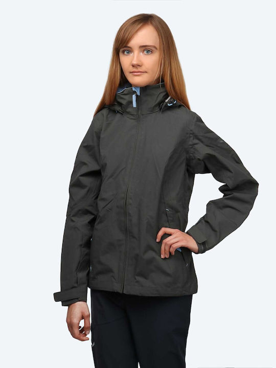 Softshell Γυναικείο Μπουφάν Γκρι