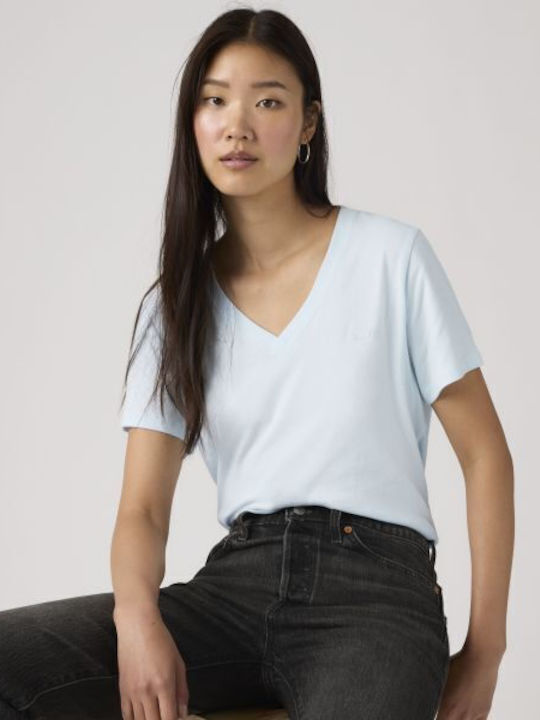Levi's Γυναικείο T-shirt Γαλάζιο