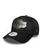 Metallic 9forty Men's Jockey with Flat Visor Black