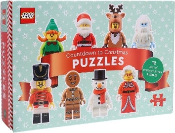 Lego Countdown To Christmas Puzzles 12 Days Of Minifigure Advent Puzzles