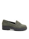 Γυναικεία Loafers σε Πράσινο Χρώμα