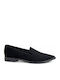 Δερμάτινα Γυναικεία Loafers σε Μαύρο Χρώμα