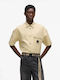 Short Sleeve Denim Shirt Khaki