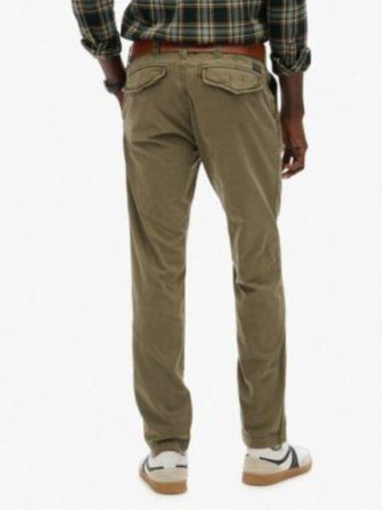 Superdry D1 Ovin Παντελόνι Chino Chive Green