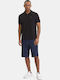 Men's Denim Bermuda Shorts Dark Blue