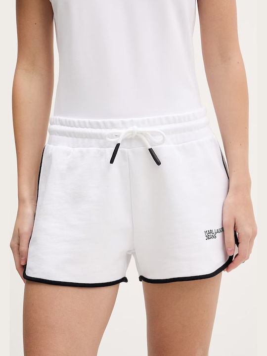 Karl Lagerfeld Women's White Jean Shorts