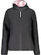 Short Women's Jacket for Winter Black