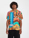 Mickey Mason Camasa Barbat Mâneca Scurtă Multicolor