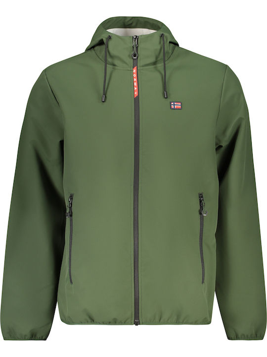 Winter Softshell Waterproof and Windproof Jacket Green